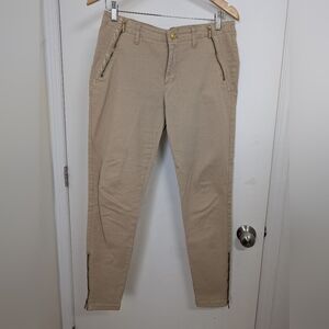 MICHAEL KORS TAN CROPPED PANTS